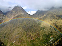 Rainbow over the Inca Trail, Peru